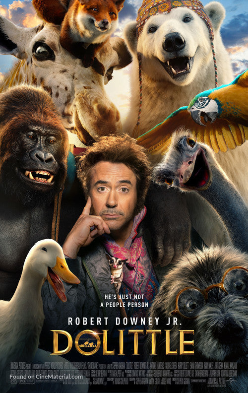 Dolittle Cinema Movie Poster A2 Size