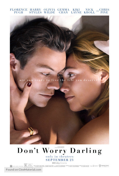 Don't Worry Darling A2 Movie Poster-Pixel Demon