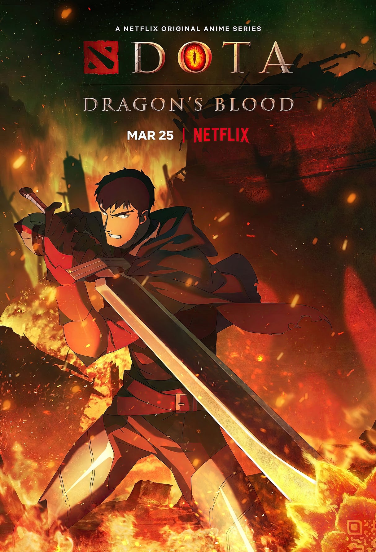 Anime Dota Dragons Blood A2 Size Posters-Pixel Demon