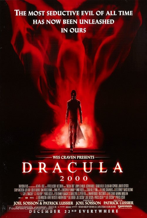 Dracula 2000 Cinema Movie Poster A2 Size