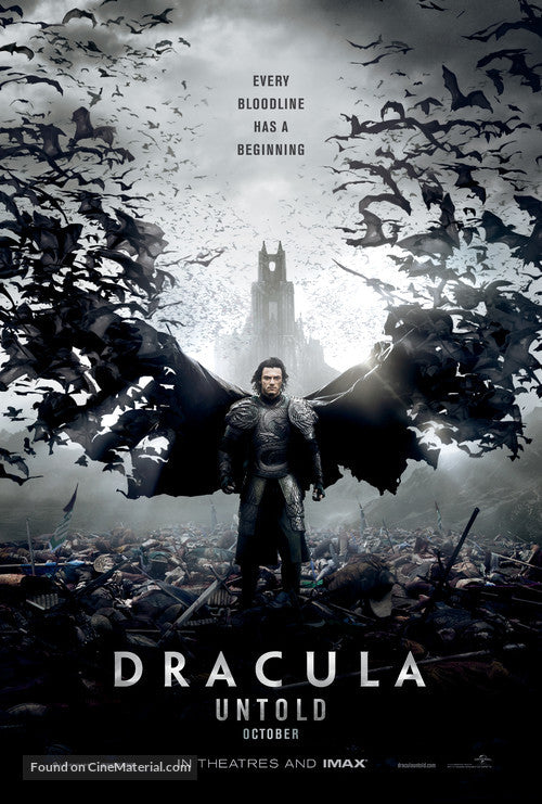 Dracula Untold Cinema Movie Poster A2 Size