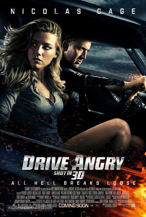 Drive Angry Cinema Movie Poster A2 Size