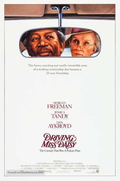 Pixel Demon Driving Miss Daisy Movie Poster A2 Size