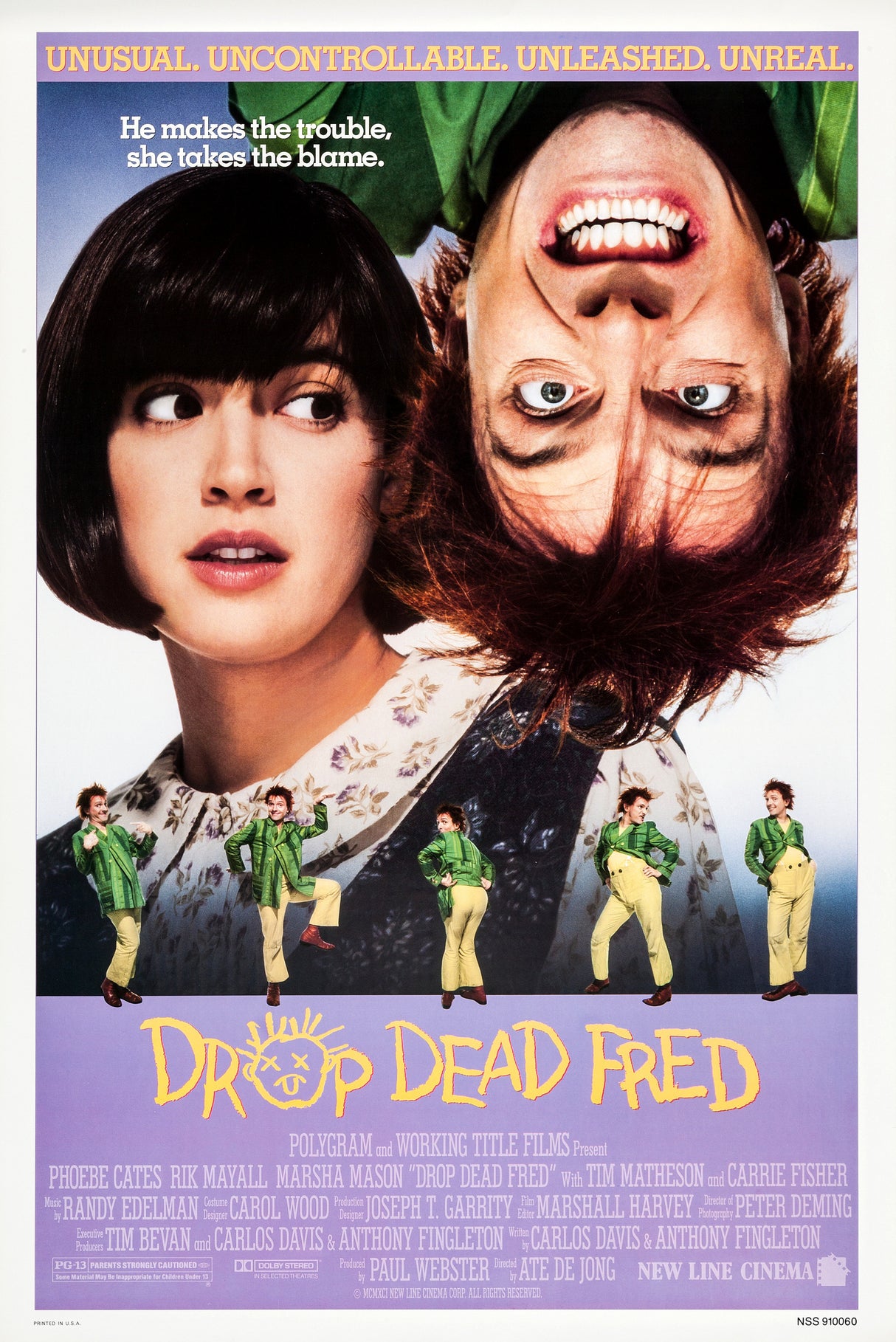 Drop Dead Fred A2 Size Movie Poster-Pixel Demon