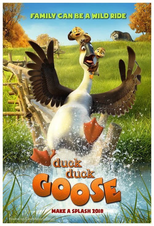 Pixel Demon Duck Duck Goose Movie Poster A2 Size