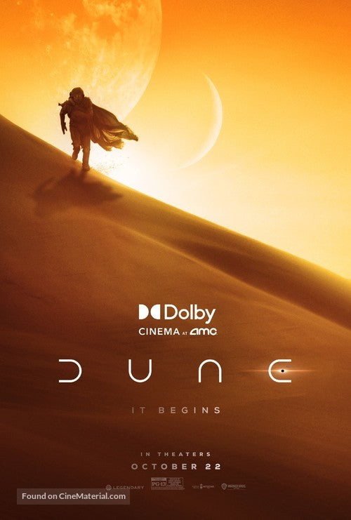 Dune (2021) Cinema Movie Poster A2 Size Version 3