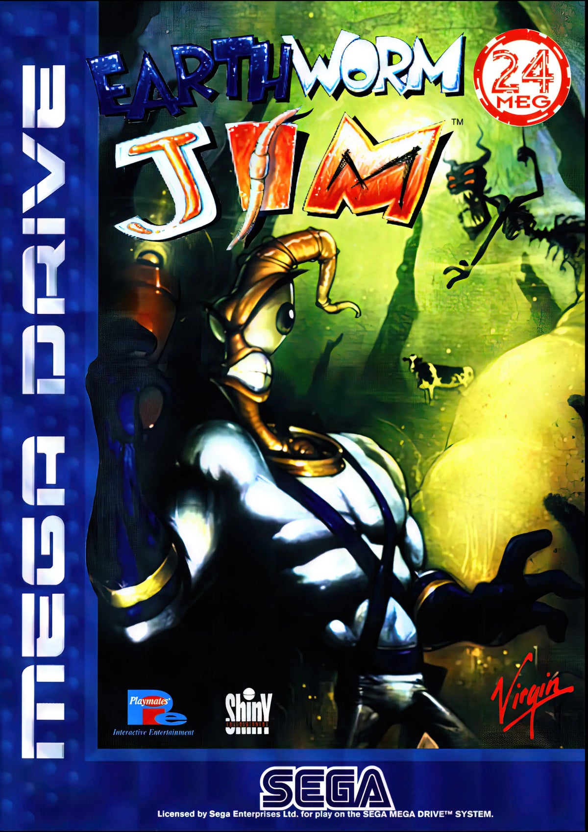 90s Earthworm Jim A2 Size Posters-Pixel Demon