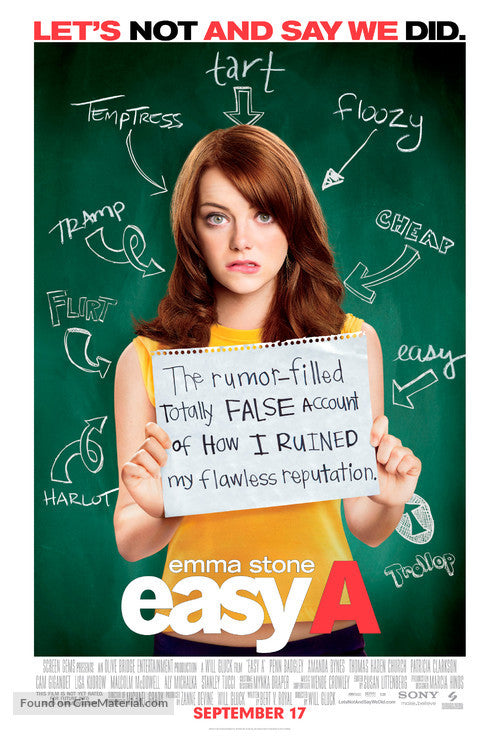 Easy A A2 Movie Poster-Pixel Demon