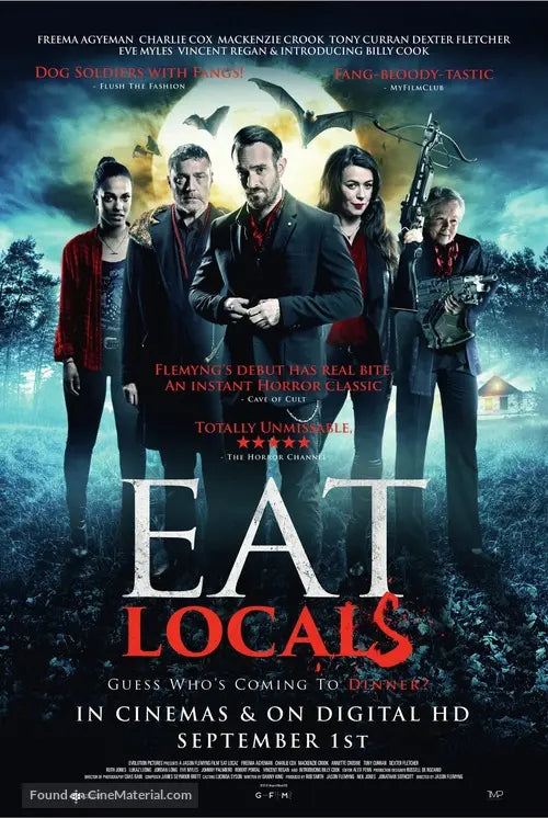 Pixel Demon Eat Locals Movie Poster A2 Size