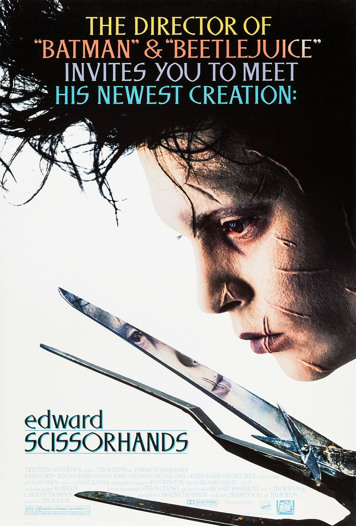 Edward Scissorhands A2 Size Movie Poster-Pixel Demon