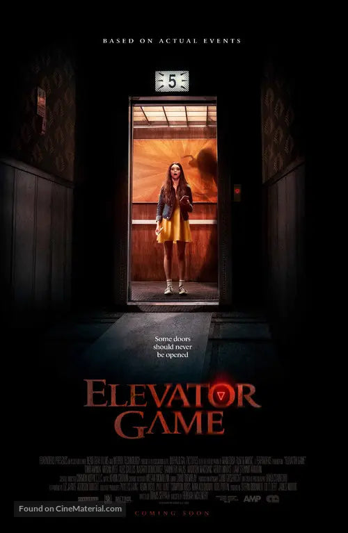Pixel Demon Elevator Game Movie Poster A2 Size