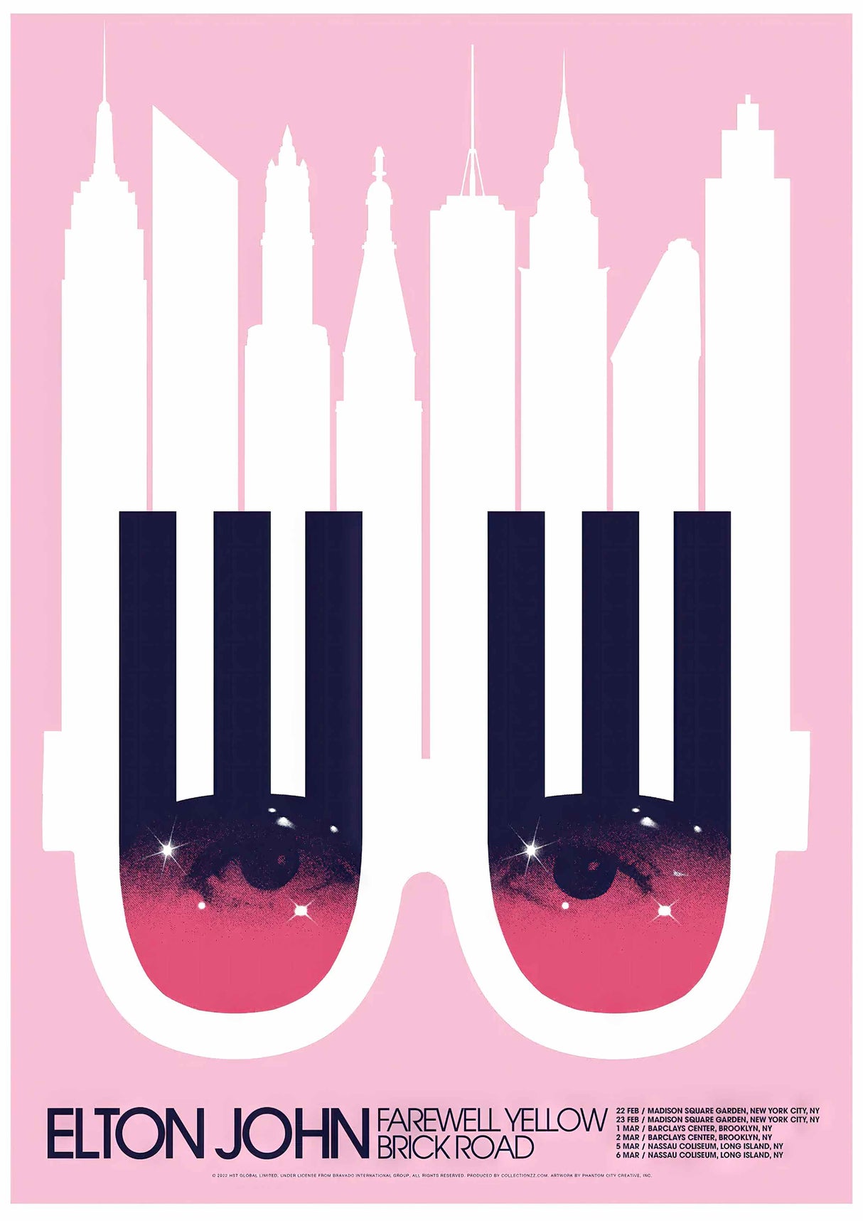 Elton John 1 Vintage Gig A2 Size Posters-Pixel Demon