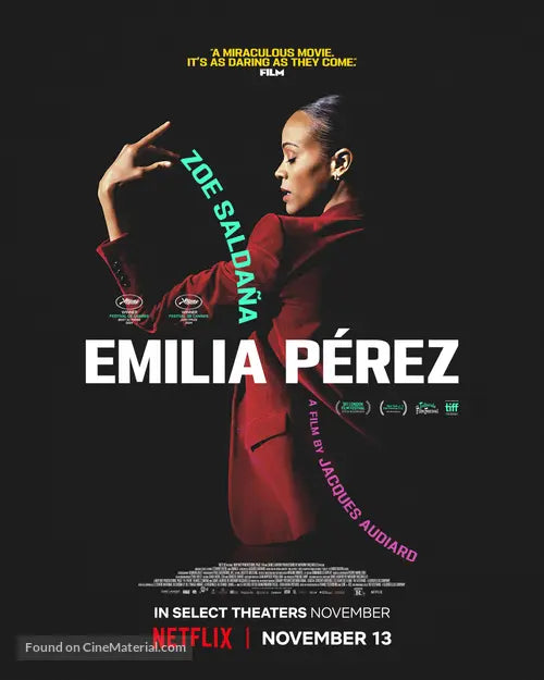 Emilia Pérez Movie Poster A2 Size Version 2