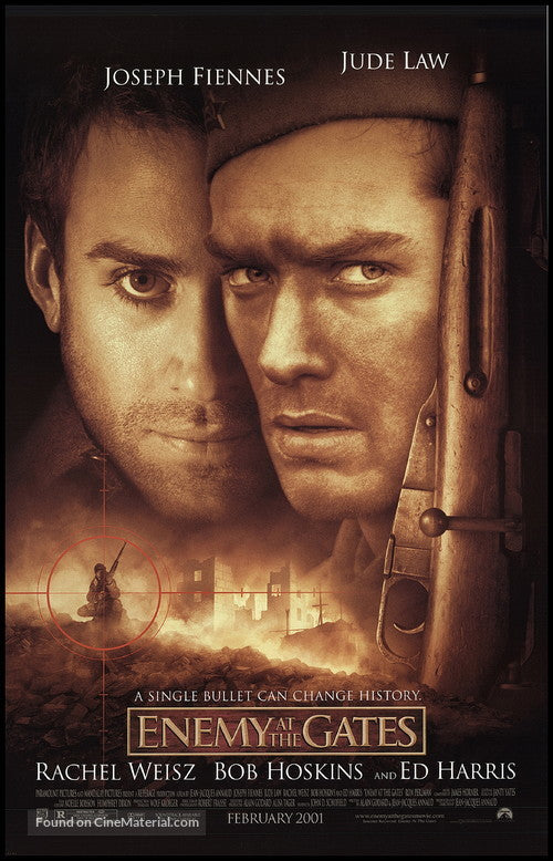 Enemy at the Gates Cinema Movie Poster A2 Size