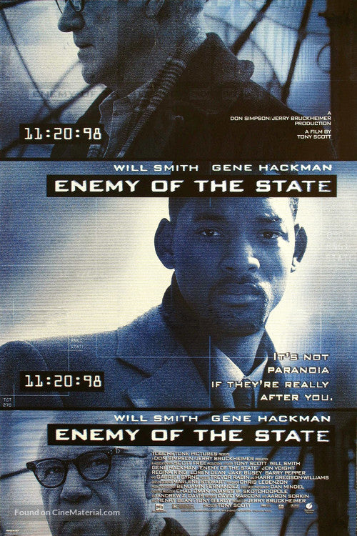 Enemy of the State A2 Movie Poster-Pixel Demon