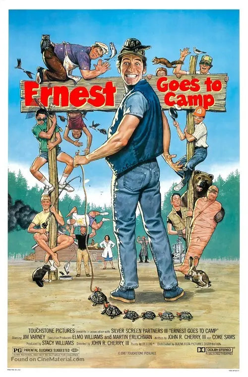 Pixel Demon Ernest Goes to Camp Movie Poster A2 Size