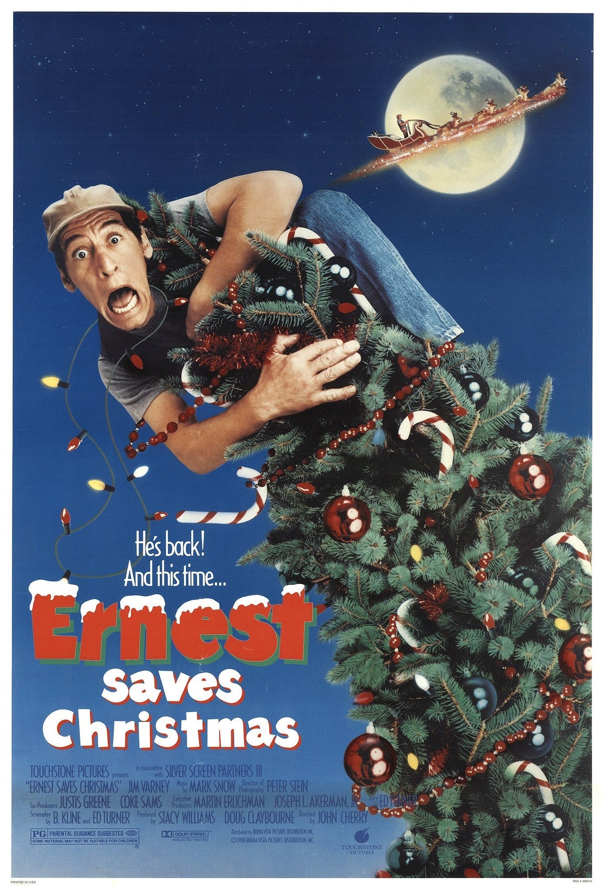 Ernest Saves Christmas A2 Size Movie Poster-Pixel Demon
