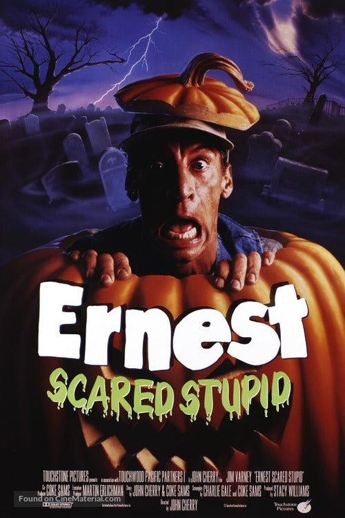 Pixel Demon Ernest Scared Stupid Movie Poster A2 Size