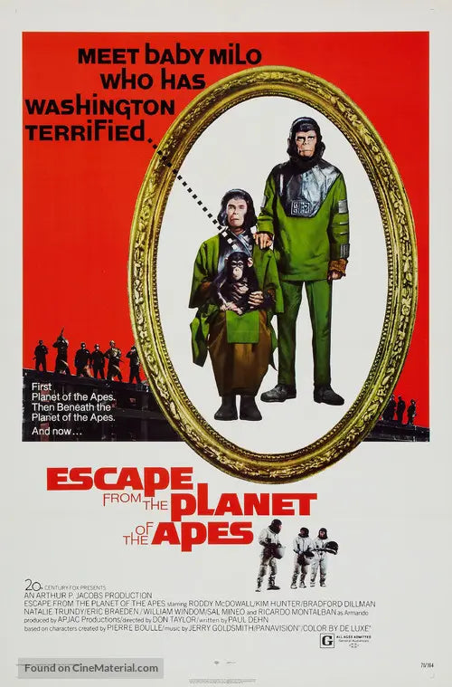 Escape from the Planet of the Apes Cinema Movie Poster A2 Size