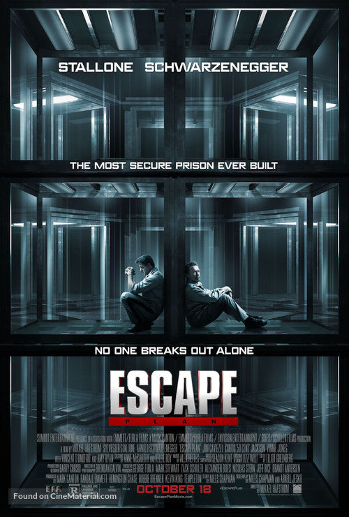 Escape Plan A2 Movie Poster-Pixel Demon