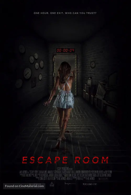 Pixel Demon Escape Room Movie Poster A2 Size