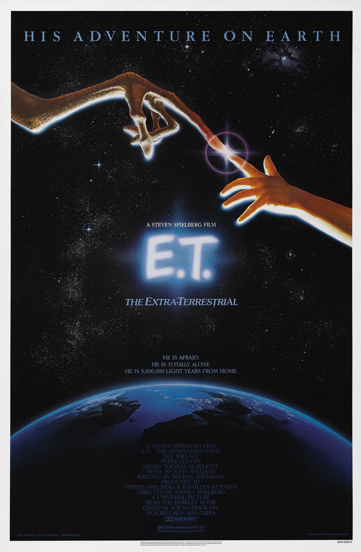 E.T. the Extra-Terrestrial A2 Size Movie Poster-Pixel Demon