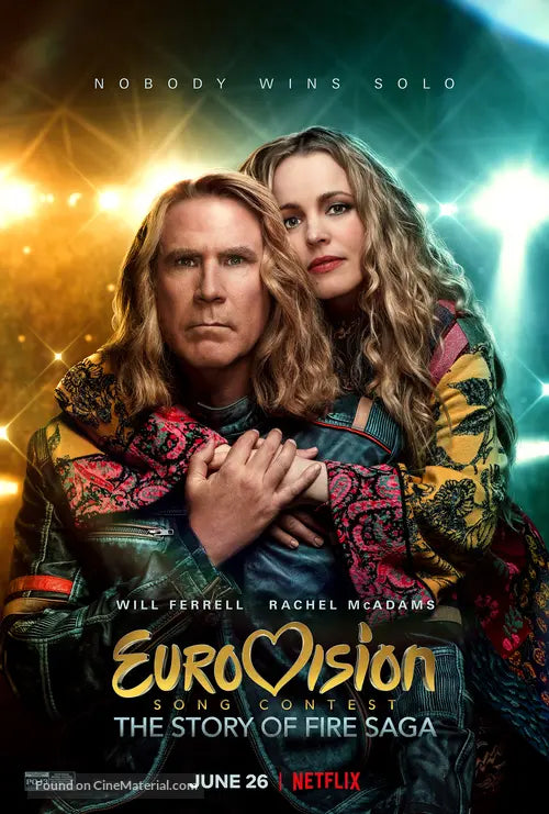 Pixel Demon Eurovision Song Contest: The Story of Fire Saga Movie Poster A2 Size