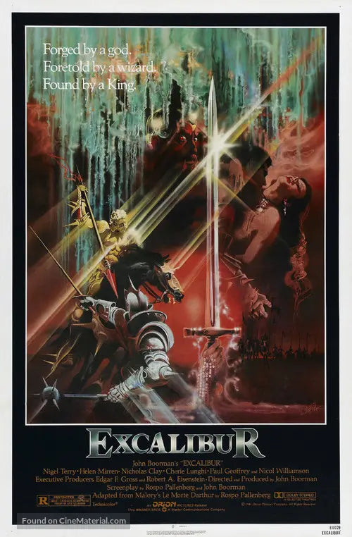 Excalibur Cinema Movie Poster A2 Size