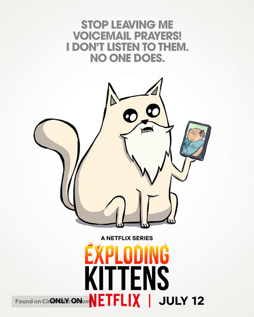 Exploding Kittens TV Series Poster A2 Size Version 2