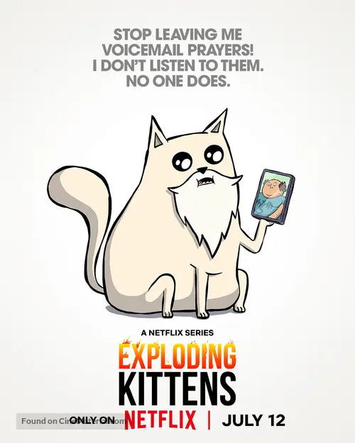 Exploding Kittens TV Series Poster A2 Size Version 2