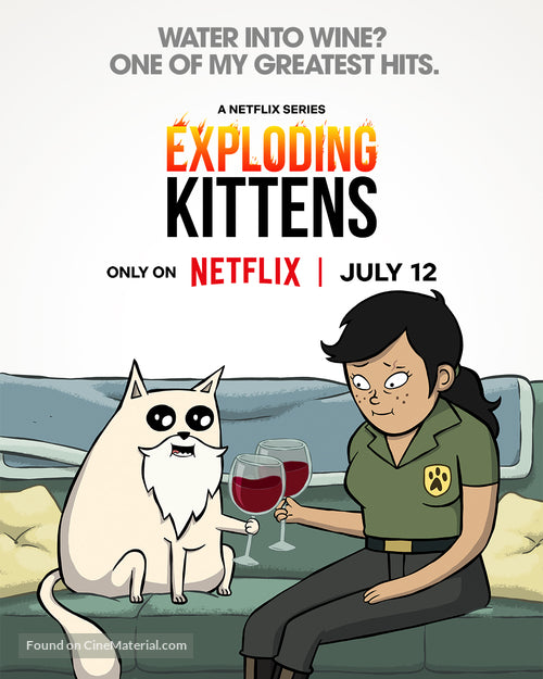 Exploding Kittens TV Series Poster A2 Size Version 4