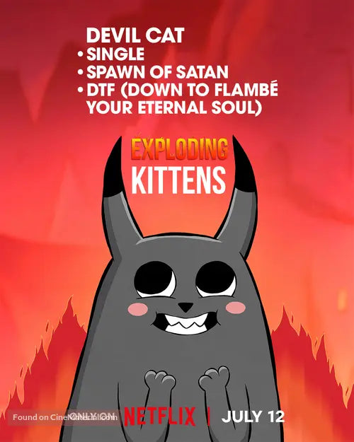 Exploding Kittens TV Series Poster A2 Size Version 5