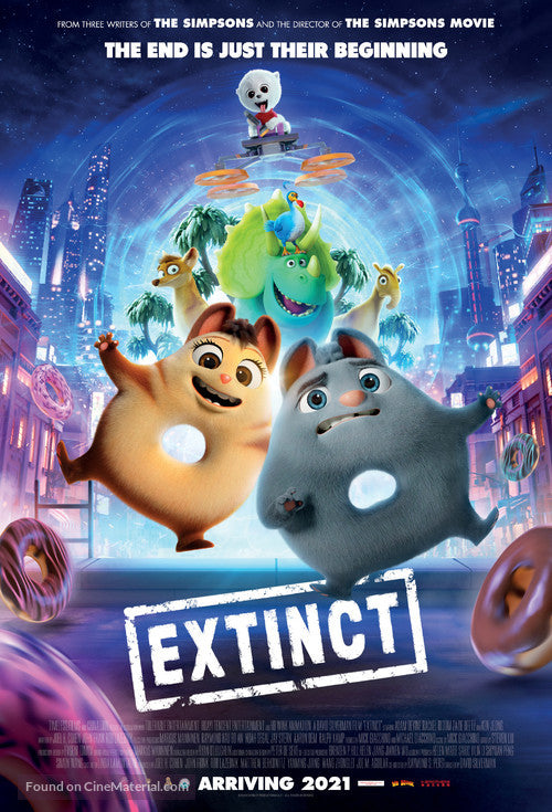 Pixel Demon Extinct Movie Poster A2 Size
