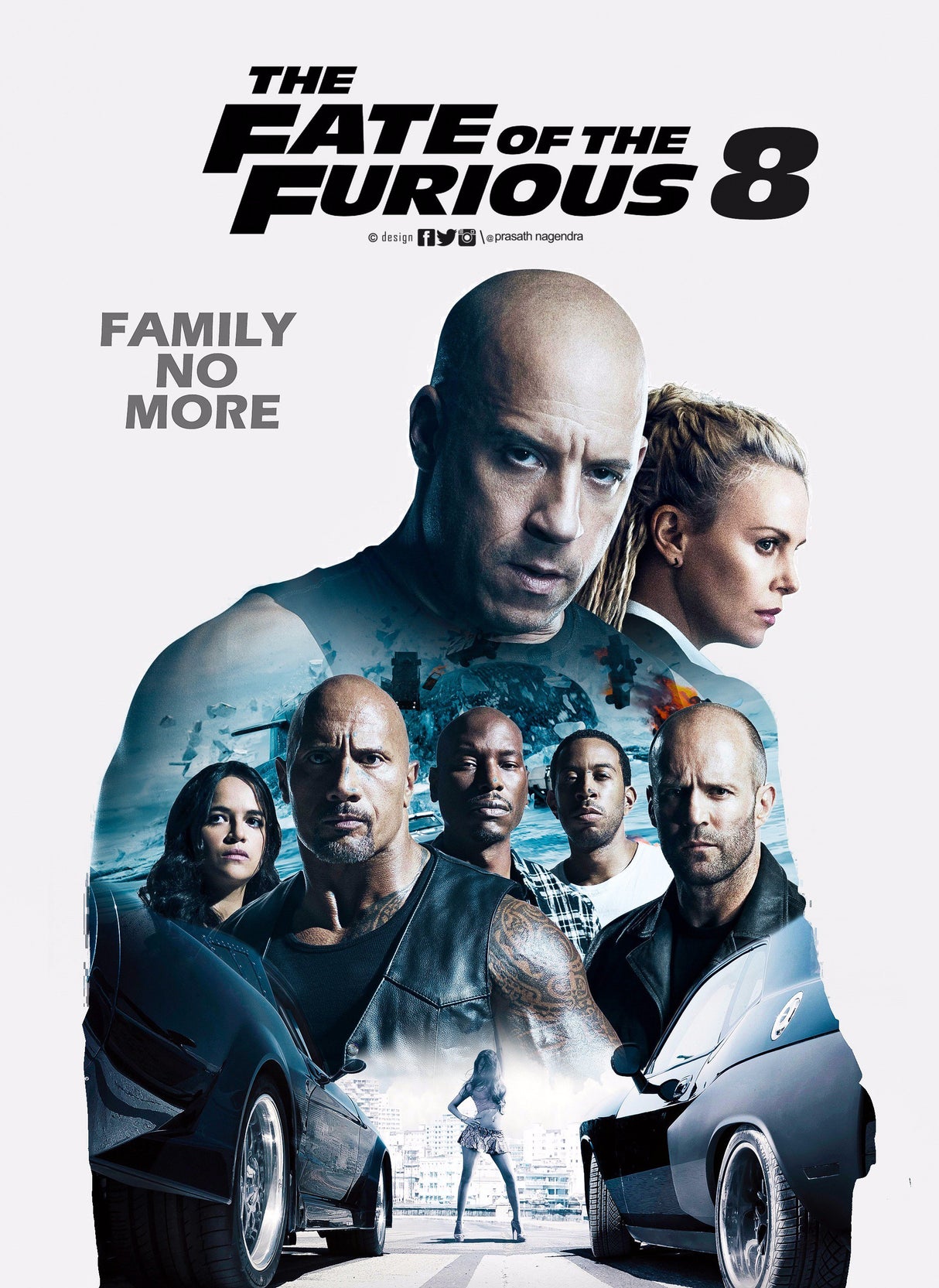 Fast And Furious Saga Style 13 A2 Size Movie Poster-Pixel Demon