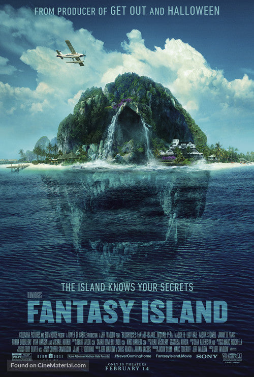 Pixel Demon Fantasy Island Movie Poster A2 Size