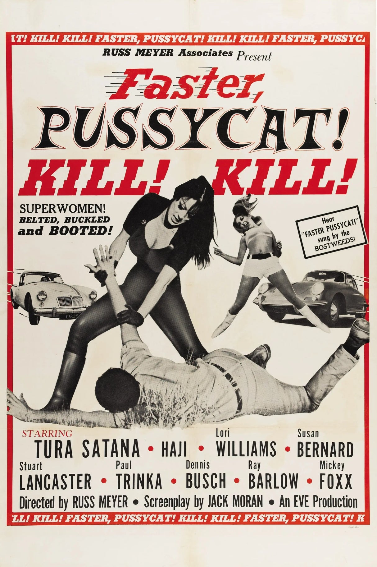 Faster, Pussycat! Kill! Kill! A2 Size Movie Poster-Pixel Demon