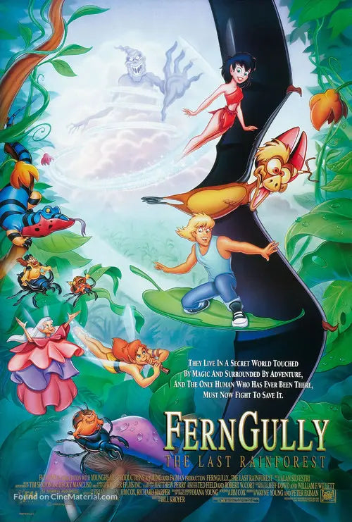 Pixel Demon FernGully: The Last Rainforest Movie Poster A2 Size