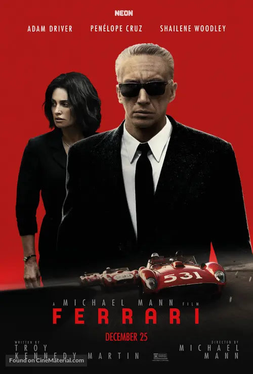 Pixel Demon Ferrari Movie Poster A2 Size
