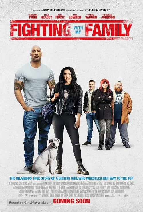 Fighting with My Family Cinema Movie Poster A2 Size