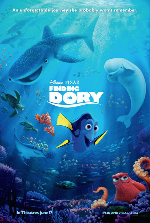 Finding Dory A2 Size Movie Poster-Pixel Demon
