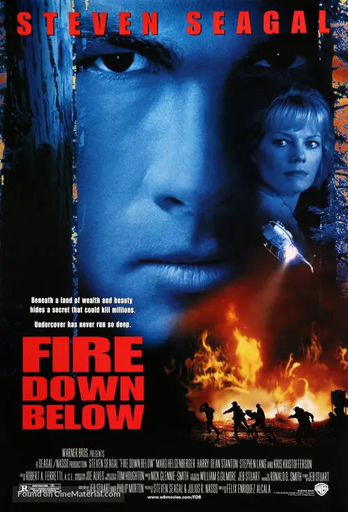Fire Down Below Cinema Movie Poster A2 Size
