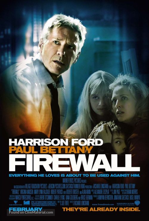 Firewall Cinema Movie Poster A2 Size