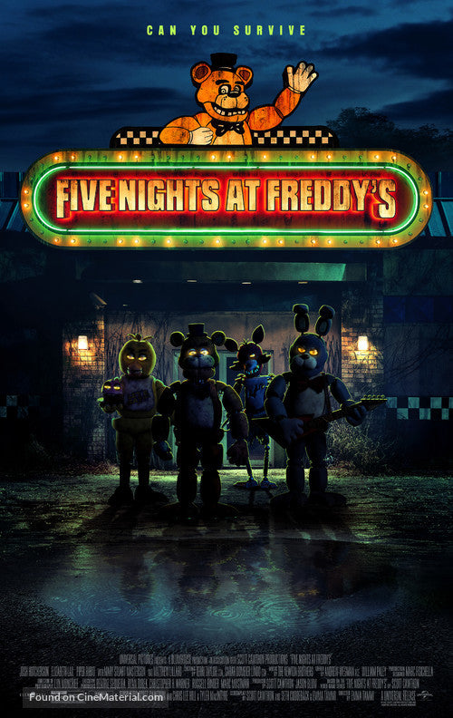 Five Nights at Freddy's A2 Movie Poster-Pixel Demon