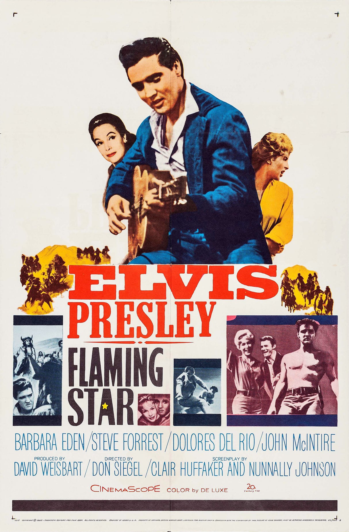 Elvis Presley Flaming Star A2 Size Movie Poster-Pixel Demon