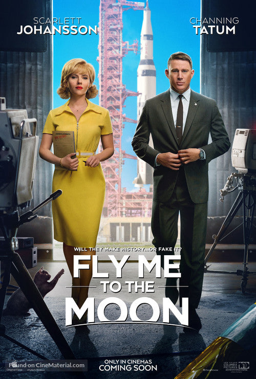 Fly Me to the Moon Cinema Movie Poster A2 Size Version 2