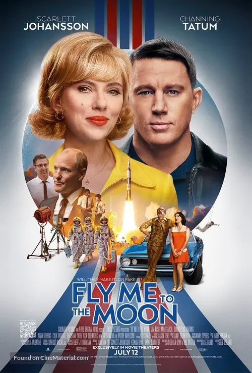 Fly Me to the Moon Cinema Movie Poster A2 Size Version 1