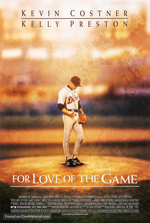 For Love of the Game Cinema Movie Poster A2 Size