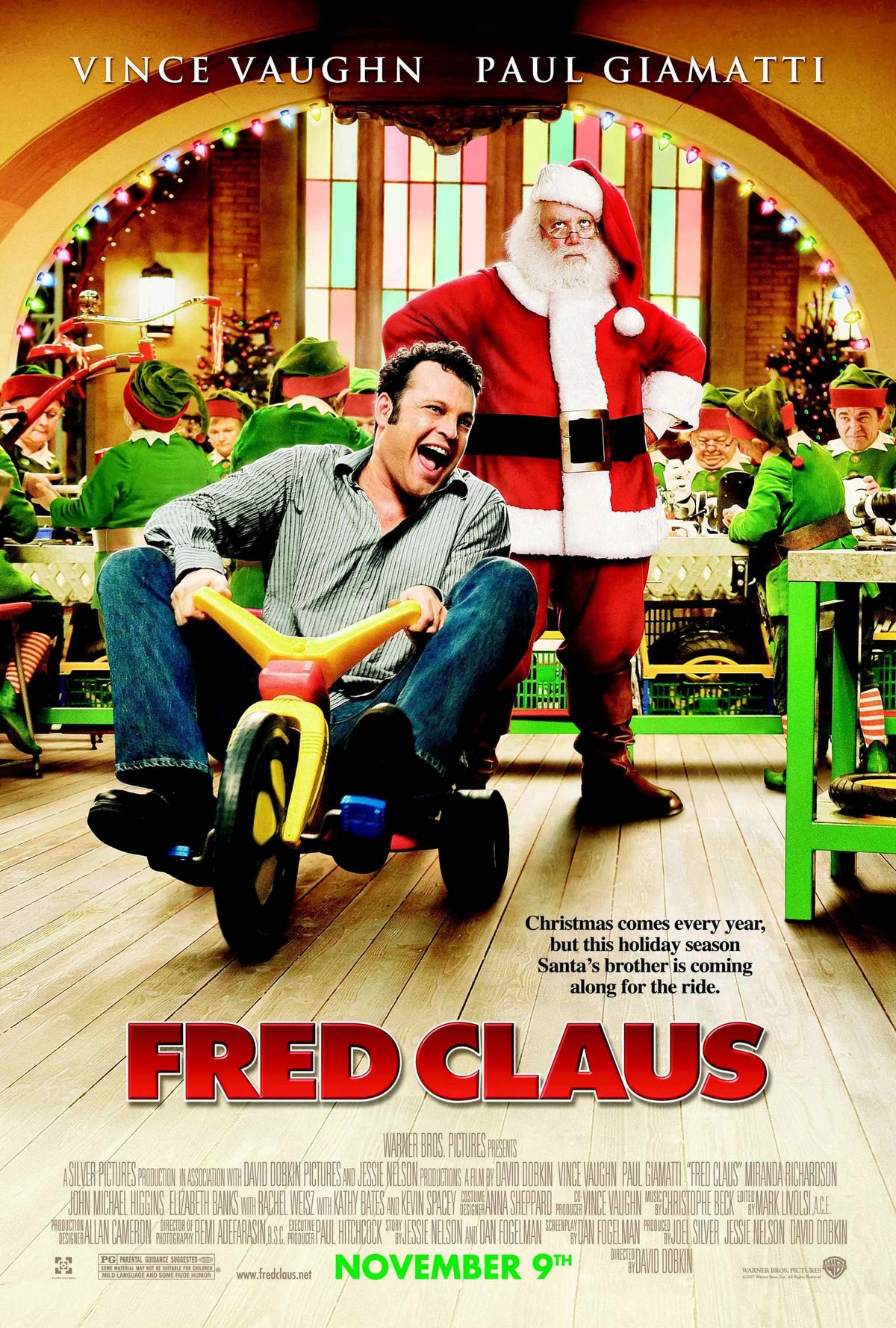 Fred Claus A2 Size Movie Poster-Pixel Demon