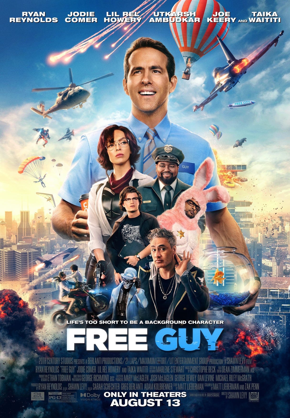 Free Guy A2 Size Movie Poster-Pixel Demon