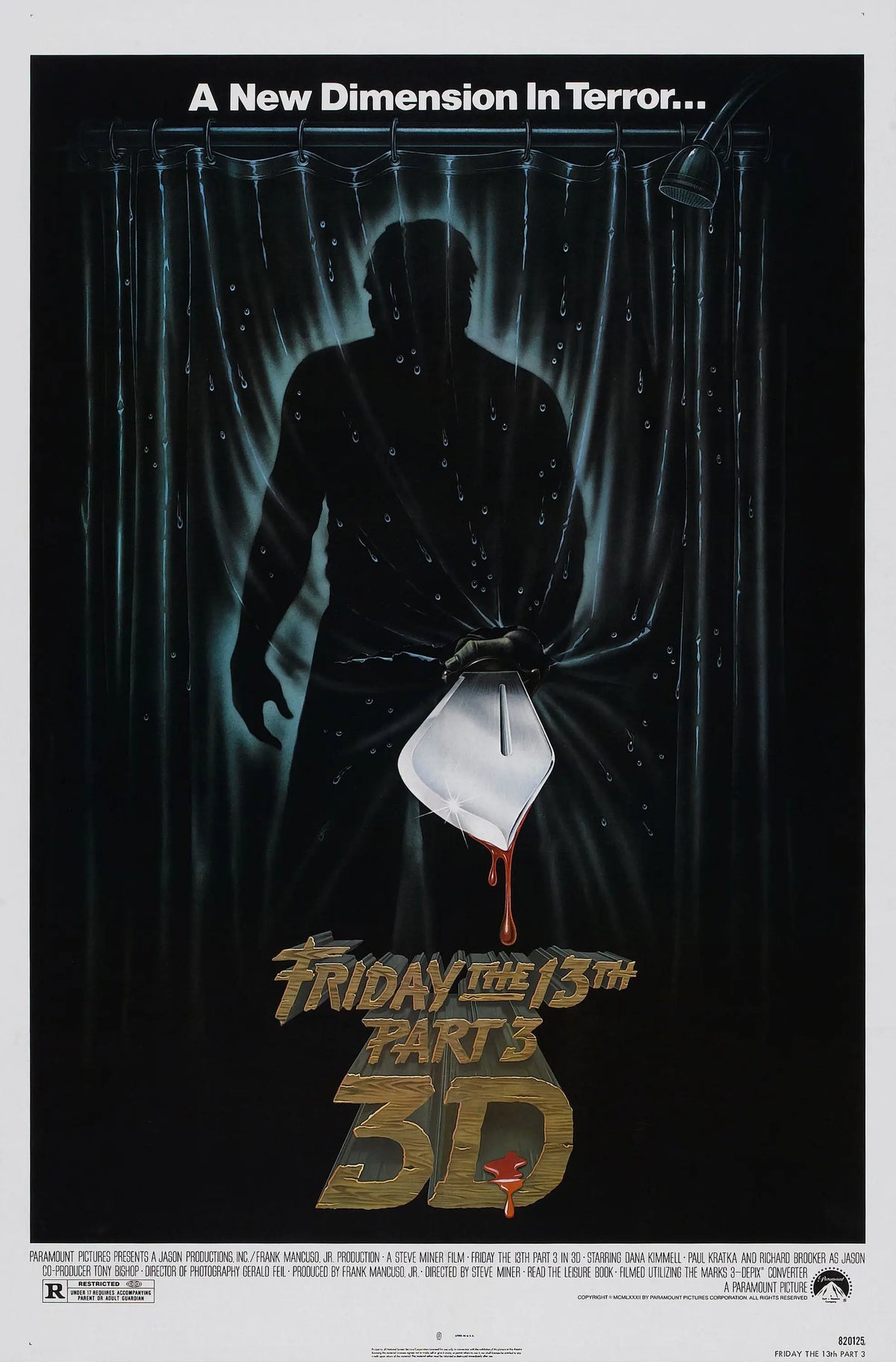 friday the 13th part iii A2 Size Movie Poster-Pixel Demon